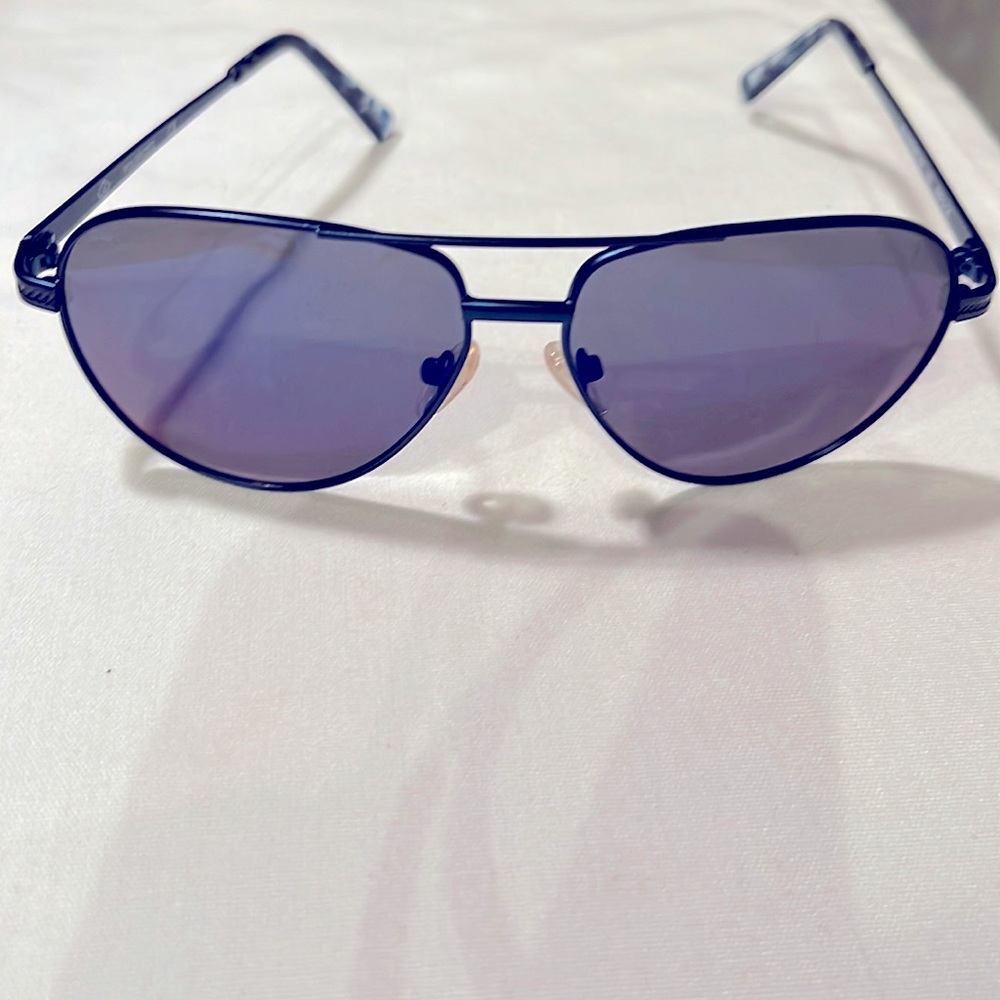 SPERRY BILLINGSGATE POLARIZED 58 13 135 matte navy metal aviator, UNISEX.